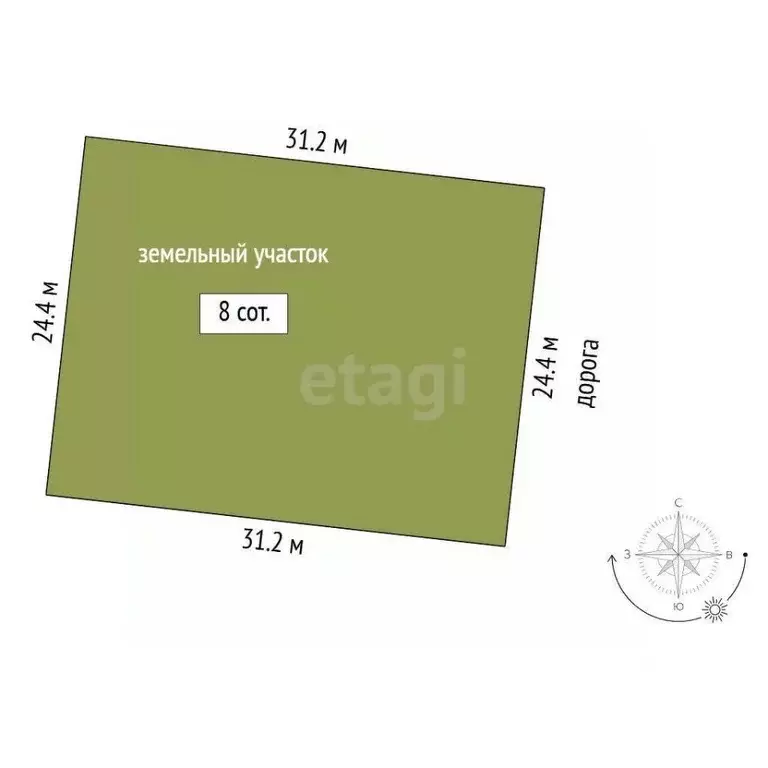 Участок в Тюменская область, Тюменский муниципальный округ, д. ... - Фото 2