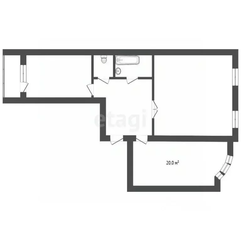 2-к кв. Тюменская область, Тобольск 3Б мкр, 17 (81.8 м) - Фото 2