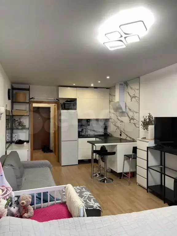 Квартира-студия, 28,1 м, 9/14 эт. - Фото 1