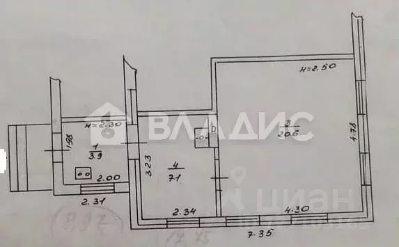 1-к кв. Краснодарский край, Ейск ул. Янышева, 49 (31.6 м) - Фото 2