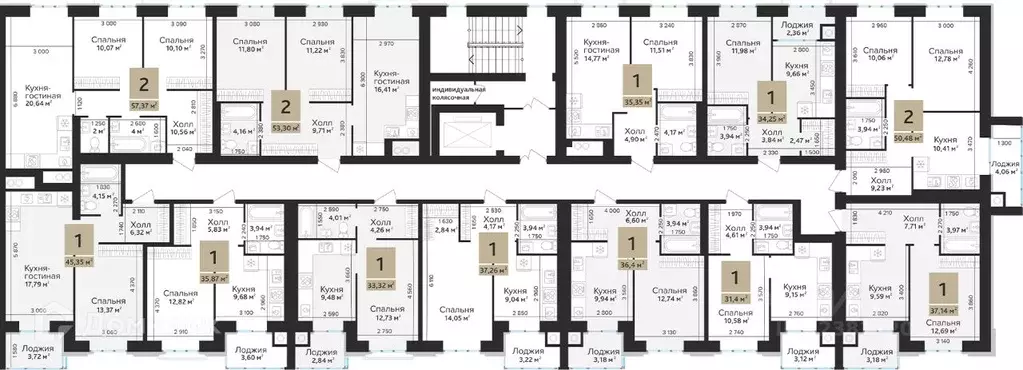 1-к кв. Рязанская область, Рязанский муниципальный округ, с. Дядьково, ... - Фото 2