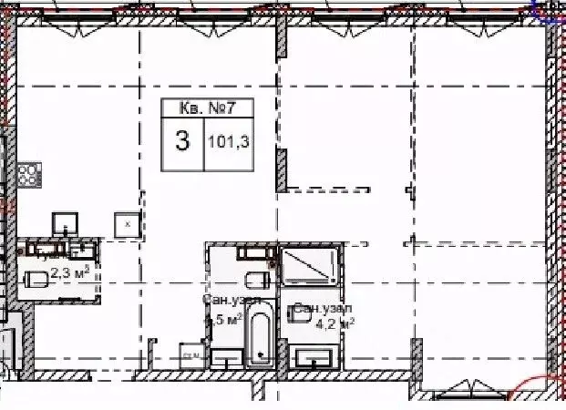 3-к кв. Нижегородская область, Нижний Новгород Огни Започаинья жилой ... - Фото 1