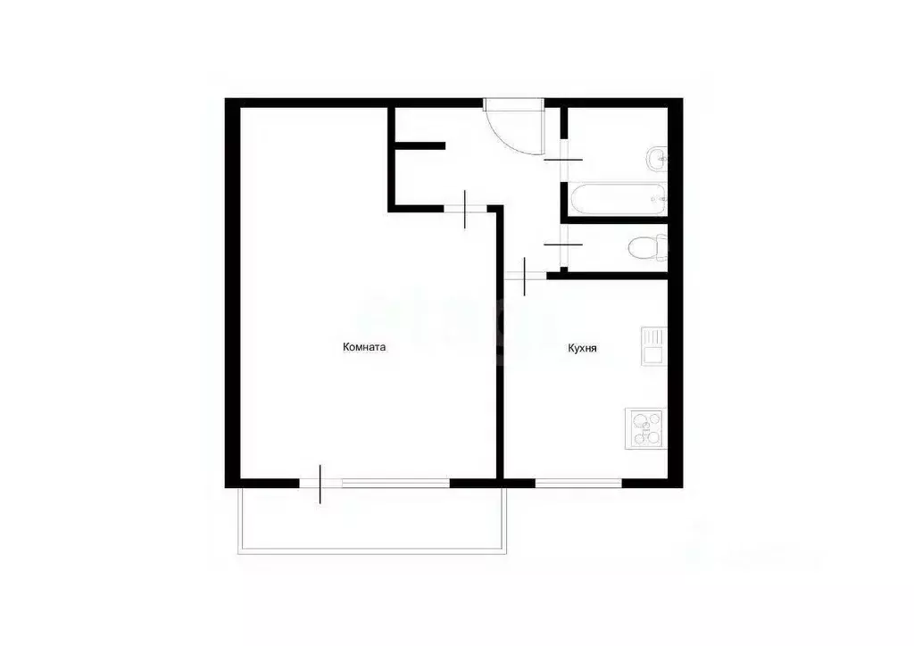 1-к кв. Москва ул. Адмирала Лазарева, 39 (38.6 м) - Фото 1