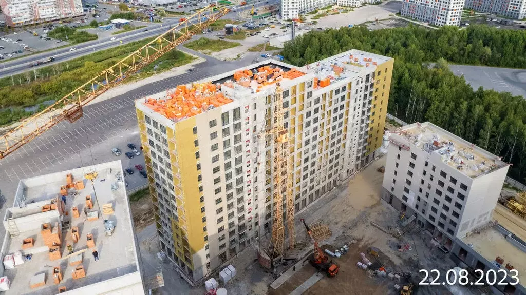 Квартира-студия: Тюмень, улица Андрея Приказнова, 7 (23.27 м) - Фото 2