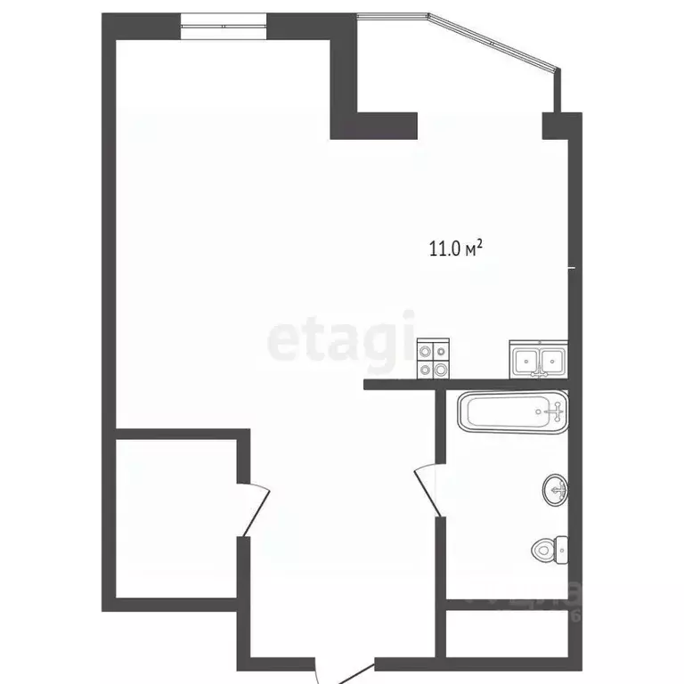 Студия Москва ул. Твардовского, 12к3 (40.2 м) - Фото 0