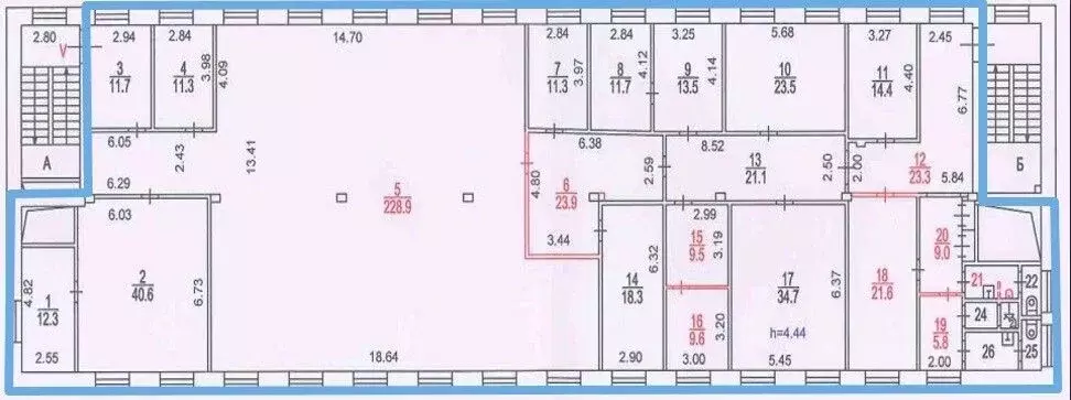 Офис в Москва ул. 9-я Соколиной Горы, 6 (568 м) - Фото 1