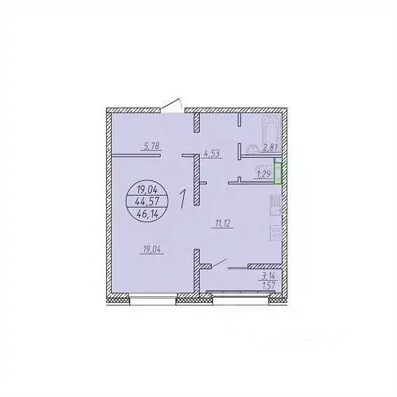 1-к кв. Сахалинская область, Анивский городской округ, с. Новотроицкое ... - Фото 1
