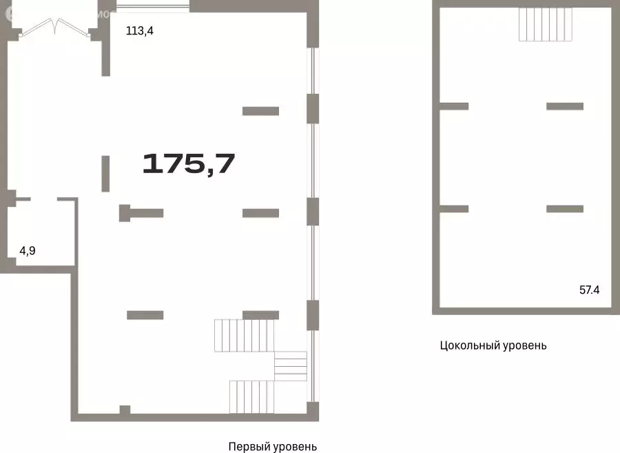 Помещение свободного назначения (175.7 м) - Фото 1