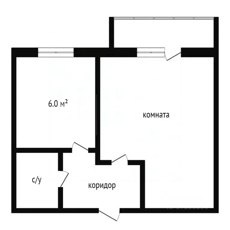 1-к кв. Тюменская область, Тюмень Мельзаводская ул., 4 (32.0 м) - Фото 2