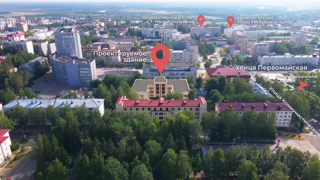 Помещение свободного назначения в Коми, Сыктывкар Первомайская ул., 70 ... - Фото 1