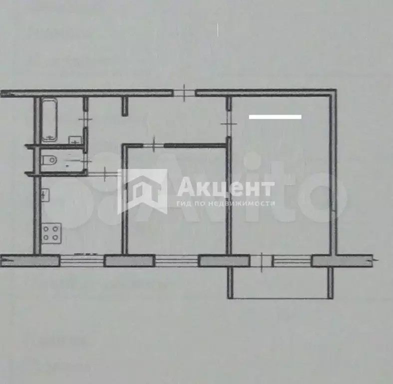 2-к. квартира, 53,7 м, 7/9 эт. - Фото 0