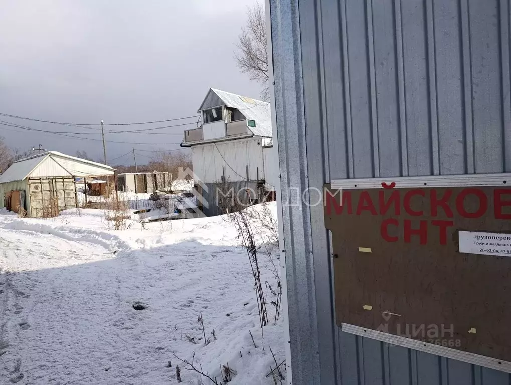 Участок в Сахалинская область, Южно-Сахалинск Майское СНТ, 78 (12.93 ... - Фото 2