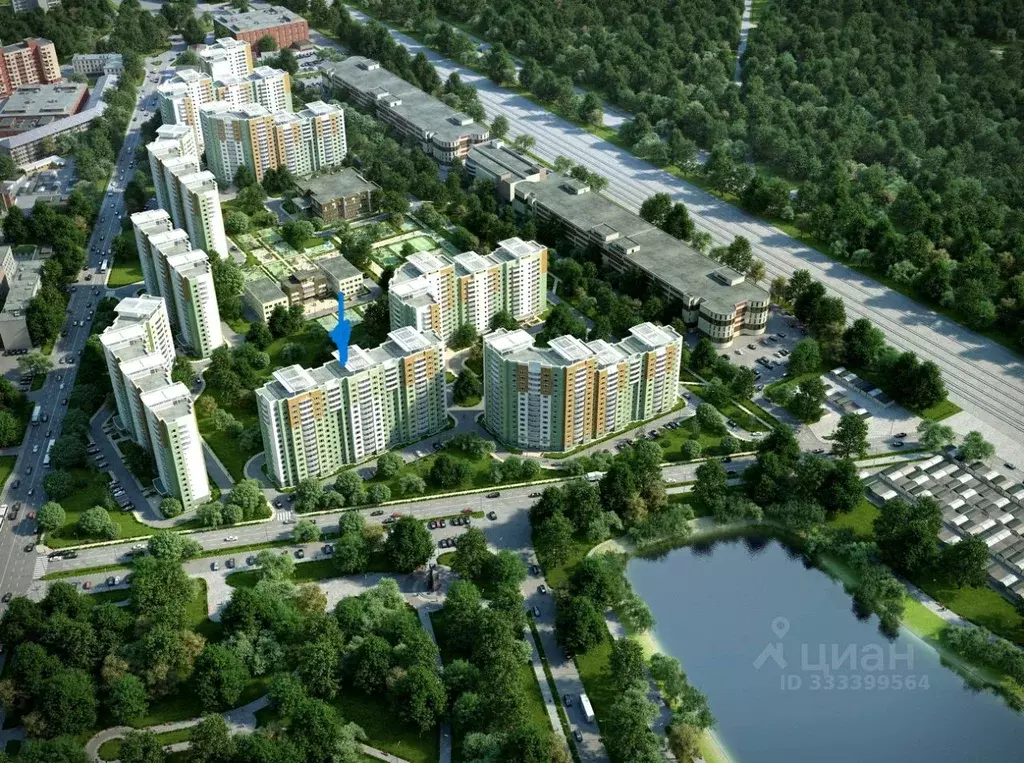 2-к кв. Москва Перовская ул., 66к3 (66.9 м) - Фото 1