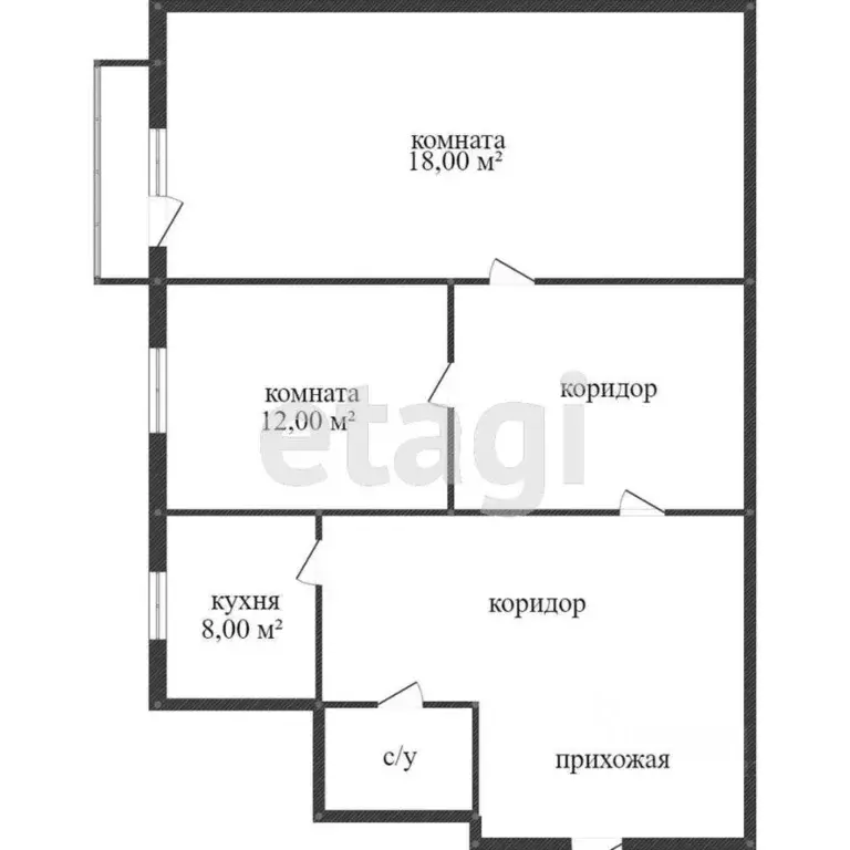 2-к кв. Костромская область, Кострома ул. 11-я Рабочая, 5 (50.4 м) - Фото 2