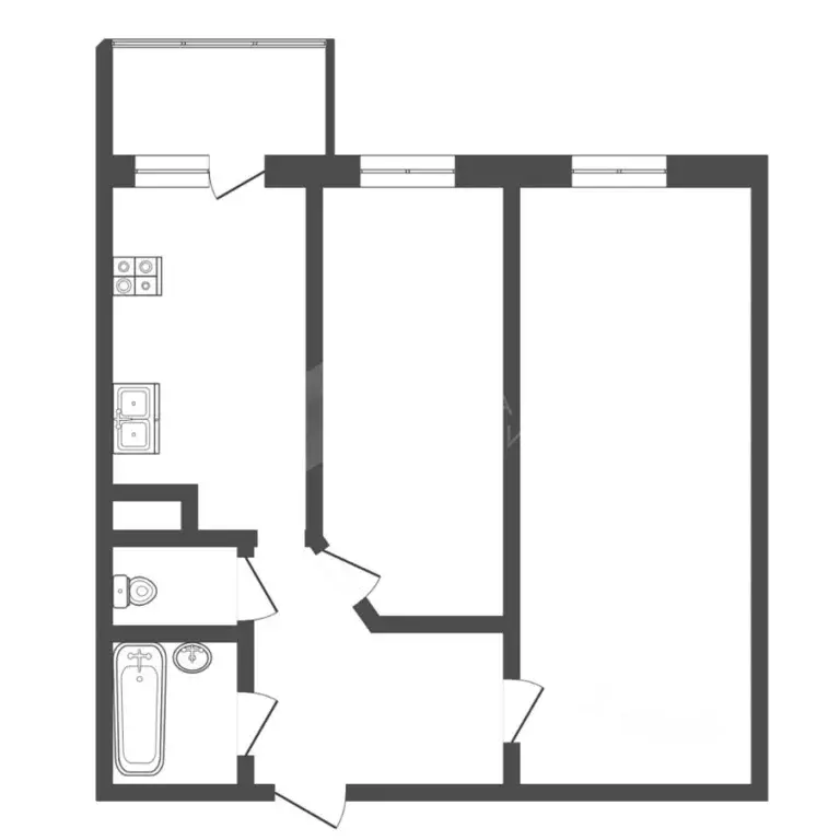 2-к кв. Тюменская область, Тюмень ул. Тимофея Чаркова, 81 (56.6 м) - Фото 1