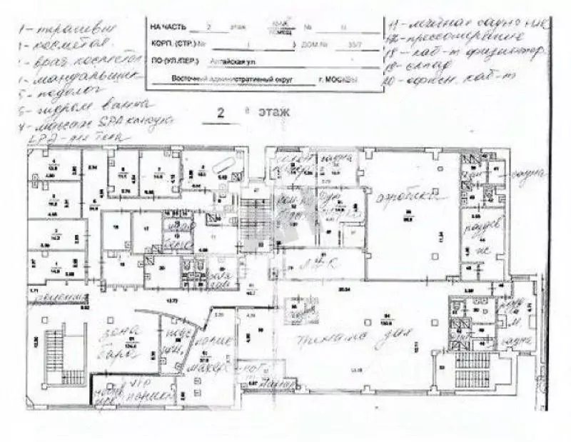 Помещение свободного назначения в Москва Алтайская ул., 33/7 (1000 м) - Фото 2
