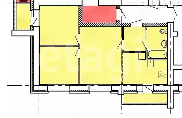 3-к кв. Алтайский край, Новоалтайск Деповская ул., 52 (65.0 м) - Фото 2