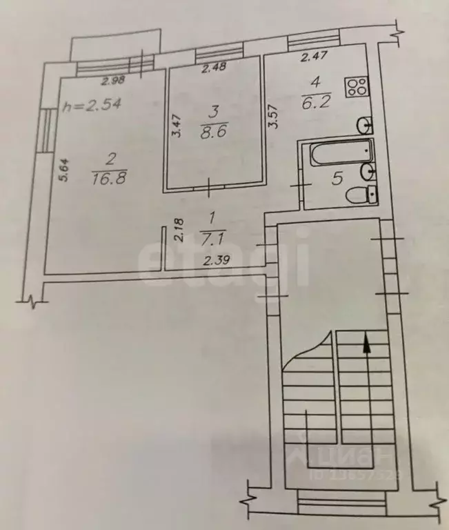 2-к кв. Иркутская область, Иркутск Советская ул., 93 (42.0 м) - Фото 2