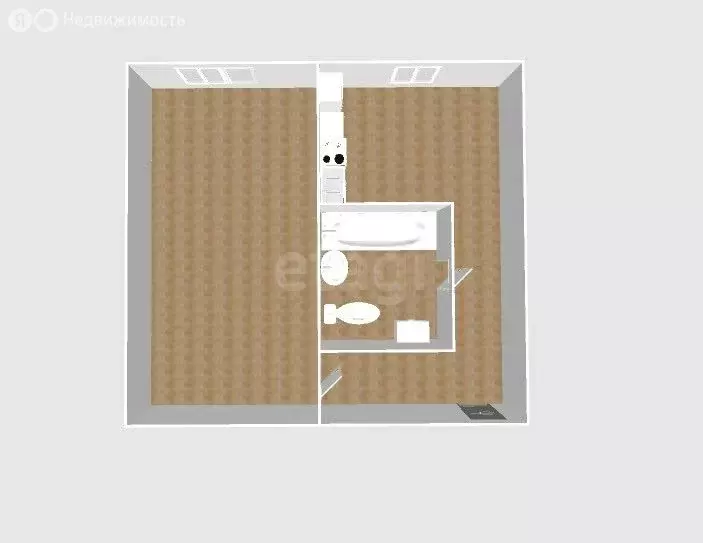 1-комнатная квартира: Южно-Сахалинск, планировочный район Большая ... - Фото 1