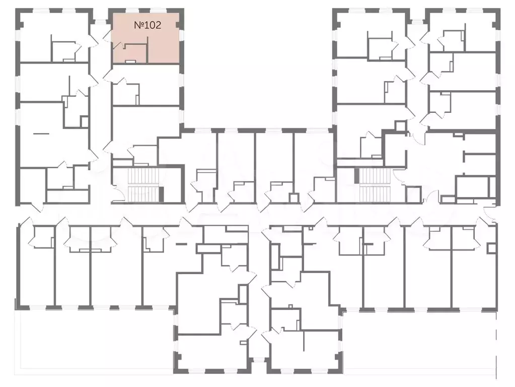 Апартаменты-студия, 23,8м, 3/13эт. - Фото 1