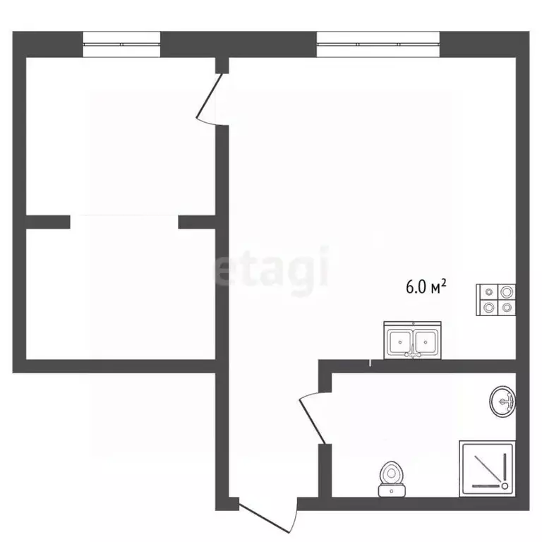 1-к кв. Москва ул. Зорге, 9Ак1 (37.0 м) - Фото 2