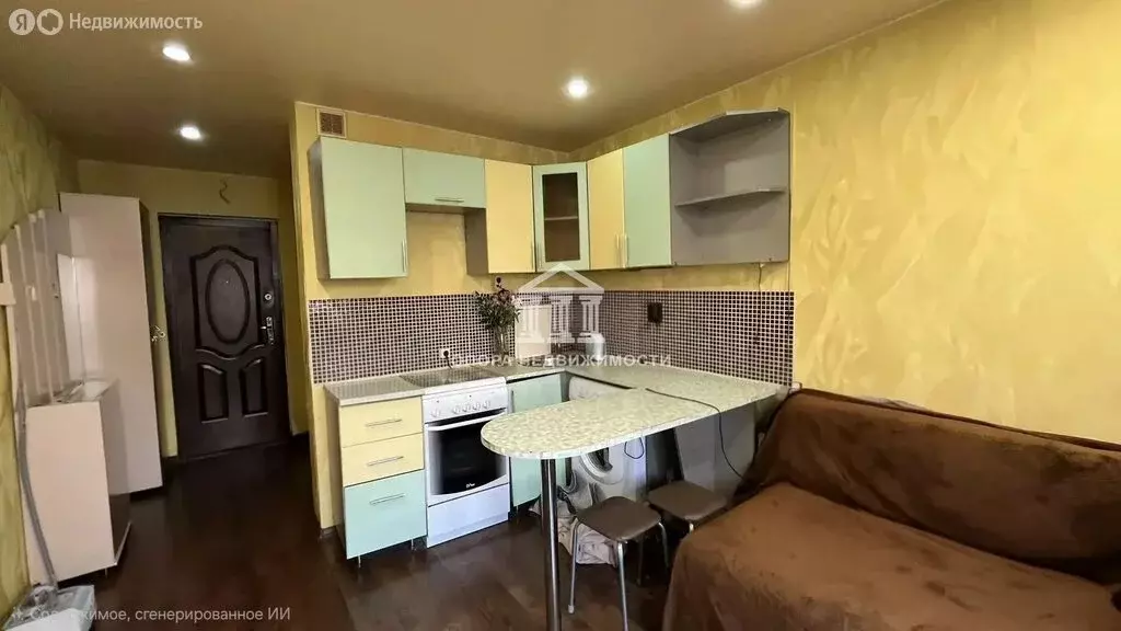 Квартира-студия: село Засечное, Радужная улица, 17 (19 м) - Фото 1