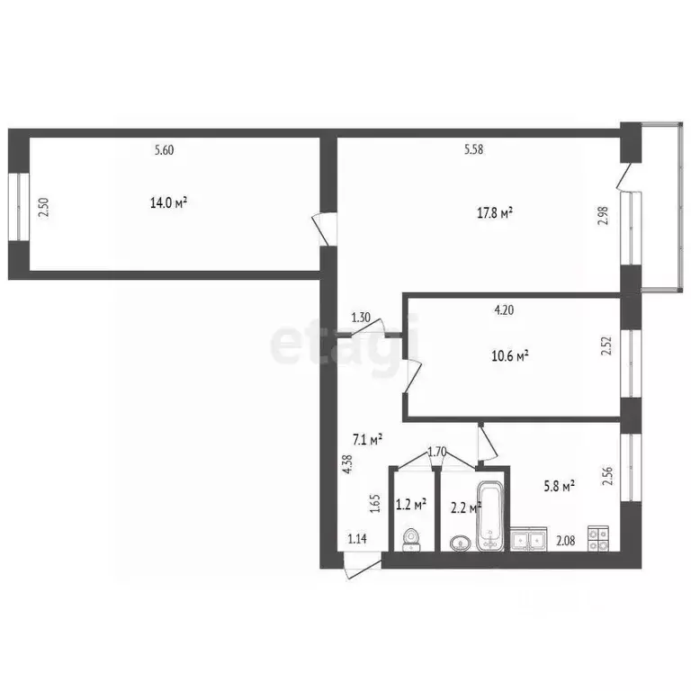 Офис в Саха (Якутия), Якутск ул. Чиряева, 8 (62 м) - Фото 1