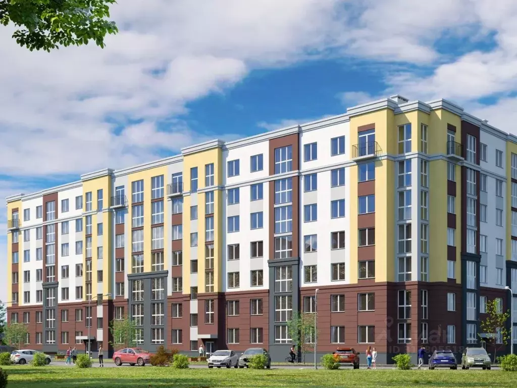 2-к кв. Калининградская область, Гурьевск бул. Рижский, 2А (65.29 м) - Фото 0