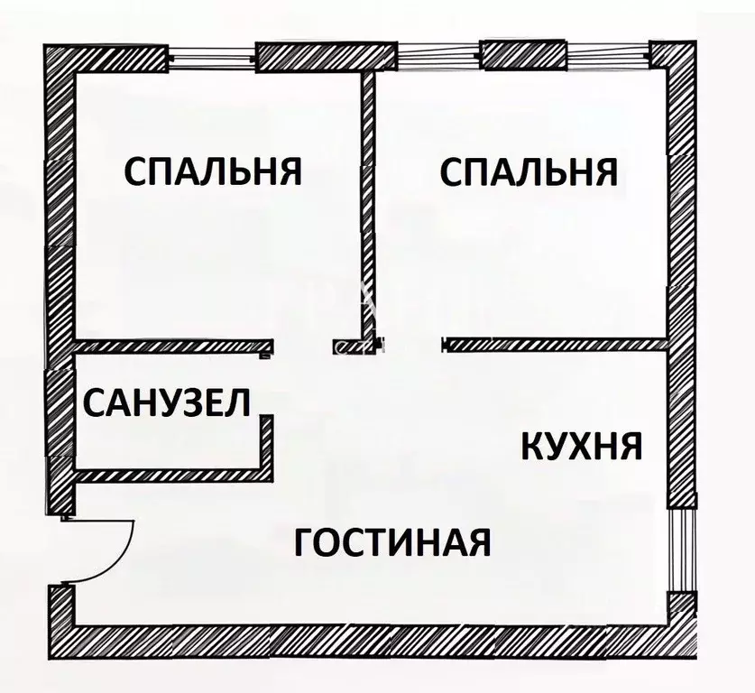 3-к кв. Москва Подсосенский пер., 24 (50.0 м) - Фото 2