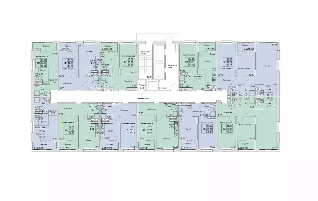 Студия Ростовская область, Батайск  (25.3 м) - Фото 2