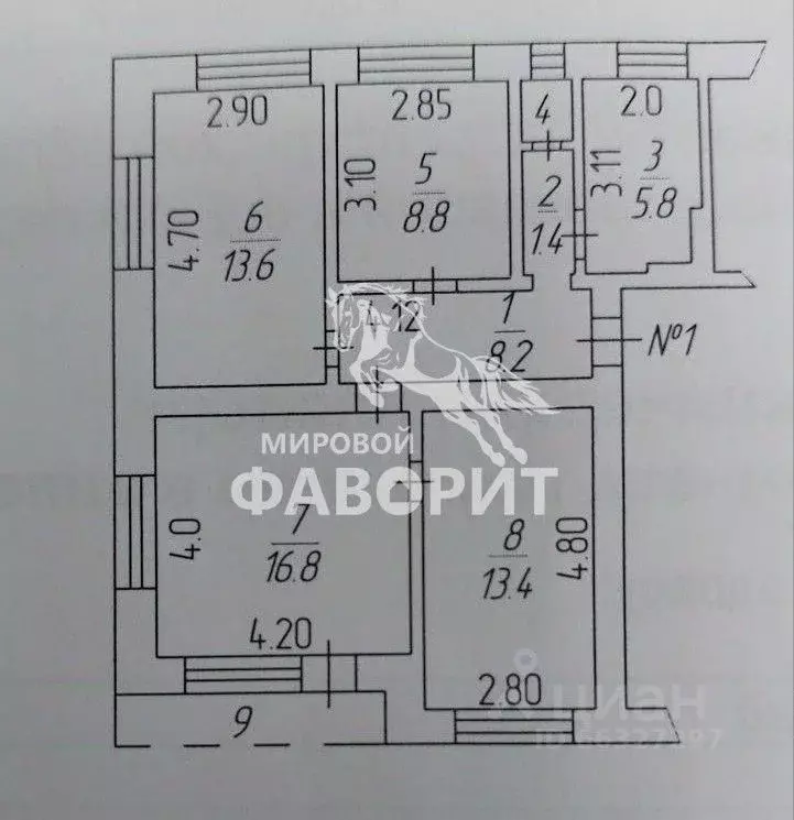 3-к кв. Оренбургская область, Орск Новый город мкр, ул. Школьная, 11 ... - Фото 2