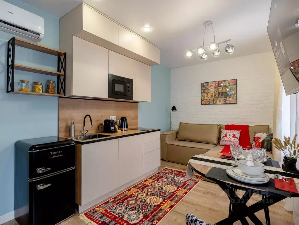 Студия Москва ул. Тимура Фрунзе, 8/5 (25.0 м) - Фото 2