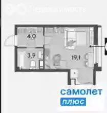 Квартира-студия: Краснодар, микрорайон Догма Парк, улица Марины ... - Фото 0