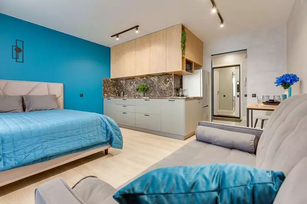 Студия Ленинградская область, Мурино Всеволожский район, ул. ... - Фото 1