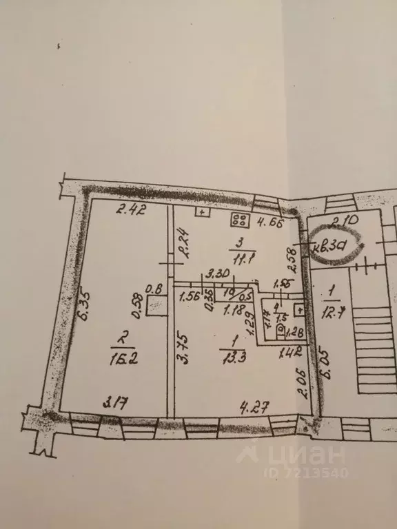 2-к кв. Нижегородская область, Нижний Новгород ул. Пискунова, 9в (42.6 ... - Фото 1