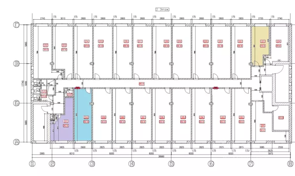 Офис в Санкт-Петербург Дачный просп., 17К2 (16 м) - Фото 2