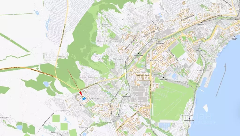 Участок в Саратовская область, Саратов проезд 2-й Совхозный (52.0 ... - Фото 2