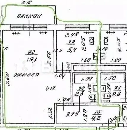 1-к кв. Калининградская область, Калининград ул. Генерал-лейтенанта ... - Фото 2