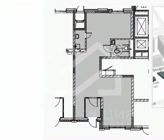 Помещение свободного назначения в Москва ул. Николая Озерова, 2к2 (84 ... - Фото 2