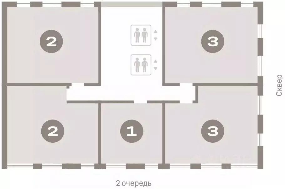 2-к кв. Новосибирская область, Новосибирск ул. Аэропорт, 88 (71.77 м) - Фото 1