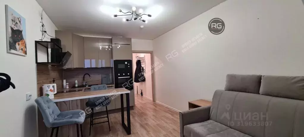 Студия Санкт-Петербург наб. Реки Каменки, 25 (21.0 м) - Фото 0