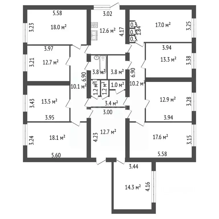 Комната Санкт-Петербург просп. Энергетиков, 35К3 (26.2 м) - Фото 2