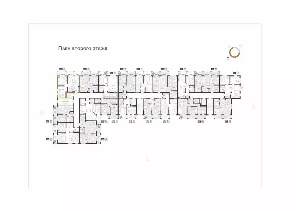 2-комнатная квартира: Светлогорск, Новая улица, 108-114 (70.78 м) - Фото 1