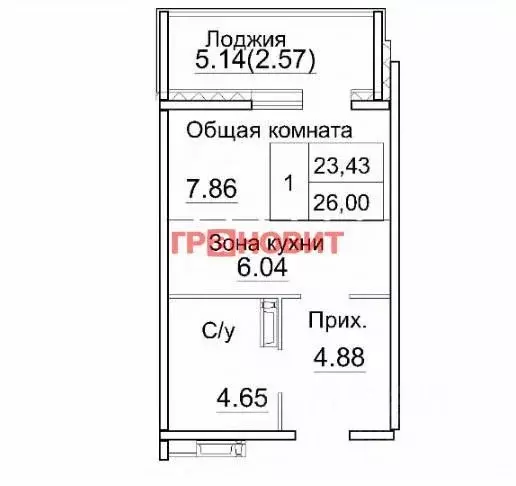 Студия Новосибирская область, Новосибирский район, Краснообск рп, 3-й ... - Фото 1