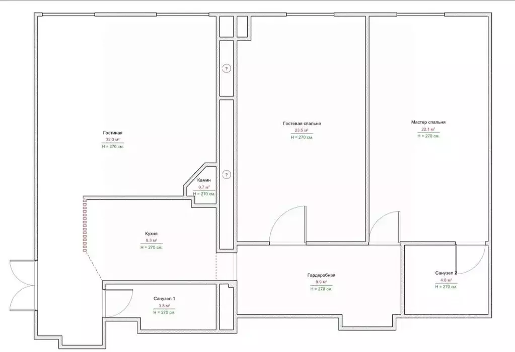 3-к кв. Санкт-Петербург Большая Морская ул., 48 (107.0 м) - Фото 1