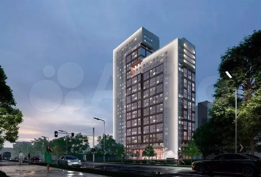 Квартира-студия, 35 м, 20/28 эт. - Фото 1