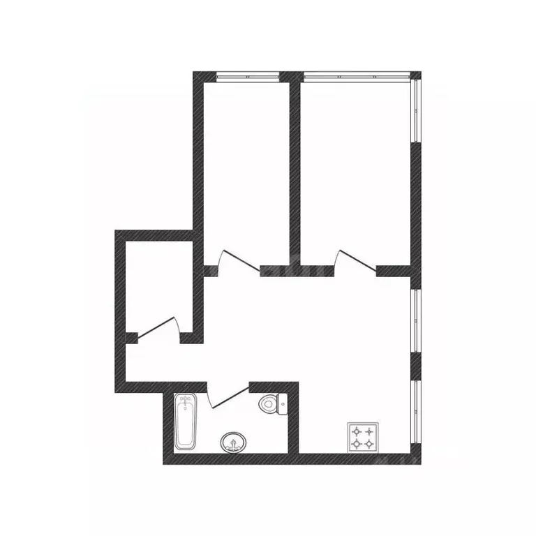2-к кв. Смоленская область, Смоленск ул. Кирова, 8А (62.5 м) - Фото 2