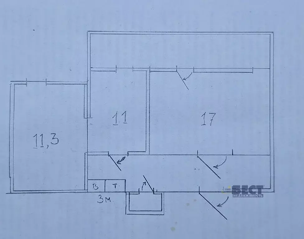 Продается 2-комнатная квартира - Фото 2
