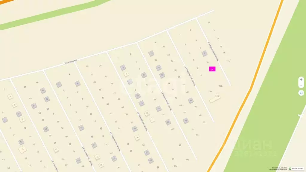 Участок в Саратовская область, Энгельс проезд 4-й Андреевский (6.0 ... - Фото 2