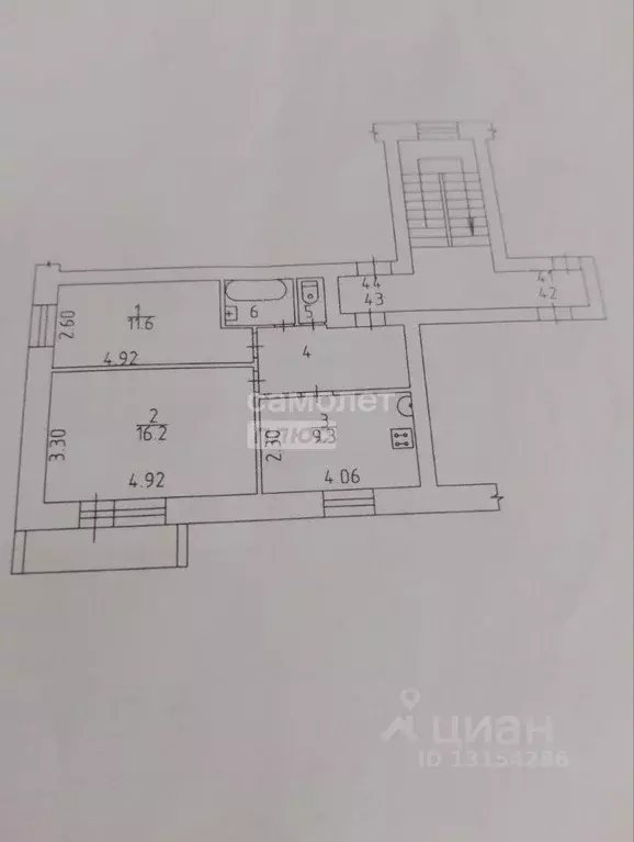 2-к кв. Пермский край, Пермский район, д. Песьянка ул. Мелиораторов, 8 ... - Фото 2